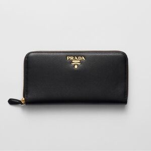PRADA Large Saffiano Leather Wallet